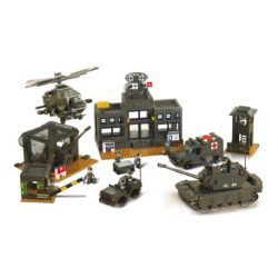 Kit cuartel general. Kit construcción. Marca Sluban. Ref: M38-B7100.