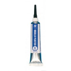 Masilla Plástica Putty , Masilla de relleno. Tubo 20 gr. Marca Vallejo. Ref: 70.401.