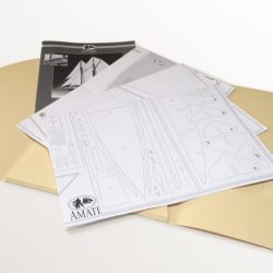 Carpeta planos Santa María 1492 . Escala 1:65. Marca Amati. Ref: 1009.