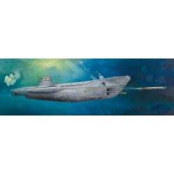 Submarino Type VIIC U-Boat U-552, german. Escala 1:48. Marca: Trumpeter. Ref: 06801.