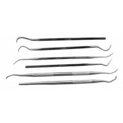 et de 6 Buriles de Modelar. Acero Inoxsidable. Especial para modelismo. Marca Chaves. Ref: 10244.