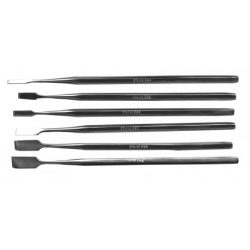 Set de 6 mini Formones. En Acero Inoxidable. Especial para modelismo. Marca Chaves. Ref: 102443.