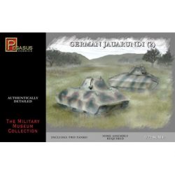 Pegasus - Tanque Jaguarundi WWII. 2 kits en la caja. kit de plástico listo para ensamblar y decorar, Escala 1:72, Ref: PG7606.