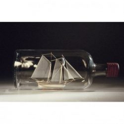 Amati - Hannah, nave en botella. kit de construcción en madera y metal. Escala 1:300. Ref: 1355.