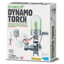 4M - Kit Dinamo Torch, green science. Kit de experimentos con pilas naturales. Recomendado para + 8 años. . Ref: 00-03263.