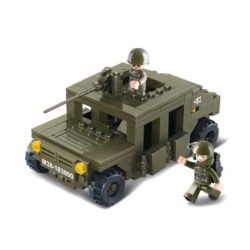 Sluban army - Kit vehículo blindado. kit de construcción por bloques. Recomendado para + 8 años. Ref: M38-B0297.