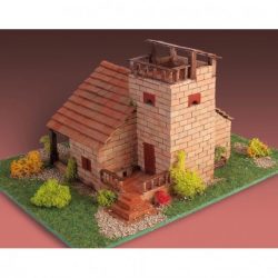 Marca Keranova - Torre Jimena. Serie de viviendas populares. kit construcción de obra con ladrillos y tejas de cerámica y otros materiales. Ref: 30213.