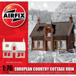 Airfix - Casa Europea Ruina WWII. kit de plástico listo para ensamblar y decorar. Escala 1:76, Ref: A75004.
