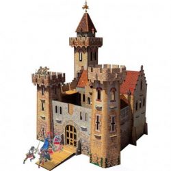 Marca Clever Paper - Castillo Medieval. Puzzle 3D de Montaje. Serie Medieval, Ref: 14207.