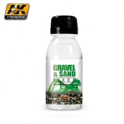 AK Interactive - Fijador para grava y arena. Cantidad 100 ml., Ref: AK118.