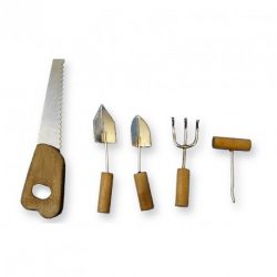 Artesanía Latina - Herramientas de carpintería y jardín. Decoración para casas de muñecas. Escala 1:12. Ref: 13704.