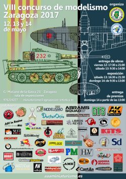 Concursos - Ociomodell estará en el "VIII Concurso de Modelismo Zaragoza 2017"