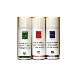 Vallejo - Aerosol Barniz Acrílico Mate. Bote 400 ml., Ref: 28.531.