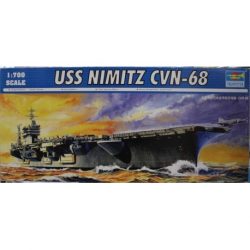 Trumpeter - Portaaviones La USS NIMITZ CVN-68. Escala: 1:700, Ref: 05714. kit de construcción naval en plástico.