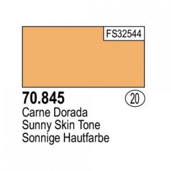 Acrílico Model Color -  Carne Dorada, ( 020 ). Bote 17 ml, con cuentagotas. Especialmente diseñado para pincel, Ref: 70.845.