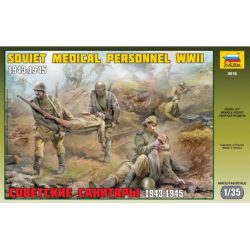 figuras del personal medico sovietico wwii escala 135 marca zvezda ref 3618