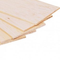 Dismoer - Plancha madera de balsa 100 x 1000 x 1.5 mm. ,Ref: 35302. 