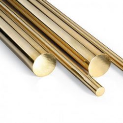 Dismoer - Tubo redondo macizo de Latón 4 mm, Longitud 1m., Ref: 33100.