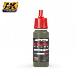 Ak-Interactive - Acrílico Olive Green, meng. Bote 17 ml., Ref: mc-203.