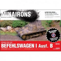 Minairons -  Carro Bwfehlswagen I Ausf. B. Contiene 1 carro de resina y plástico y sus calcas. Serie de la guerra civil española.  Escala 1:72. Ref: 20GEV004.