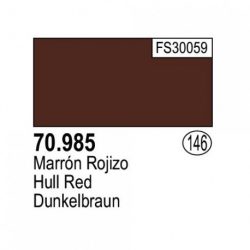 Vallejo - Acrilico Model Color, Marrón rojizo ( 146 ). Bote 17 ml. Ref: 70.985