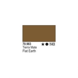 Vallejo - Acrilico, Model Color, Tierra Mate ( 143 ), Bote 17 ml., Ref: 70.983