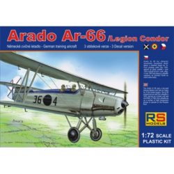 RSmodels - Arado Ar-66, legión condor, Escala 1:72, Ref: 92060.