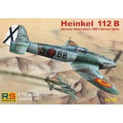 RSmodels - Heinkel 112B, en versión española. Escala 1:72, Ref: 92140.