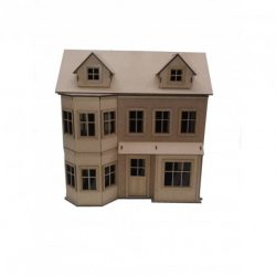 Disarmodel - Kit casa de muñecas Viena. kit de construcción en madera. Fácil montaje. Escala 1:12, Ref: 21133.