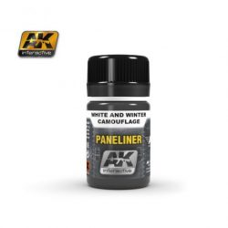 AK Interactive - Paneliner para camuflaje white y winter. Bote de 35 ml., Ref: AK2074.
