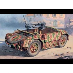 Italeri - Vehículo militar ABM 42 con cañón AT 47/32. Escala 1:72, Ref: 7053.