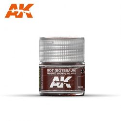 AK Interactive - Rot (Rotbraun) – Red (Red Brown) RAL 8013. RC WWII. Cantidad 10 ml., Ref: RC066
