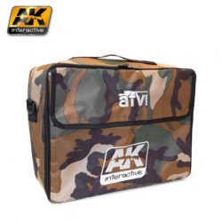 Ak-interactive - AFV series official bag. Bolsa para transportar tus pinturas y tus weathering, Referencia: Ak321
