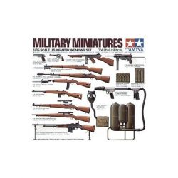 Tamiya - Armas de infantería de EE.UU. Escala 1:35 Ref: 35121.