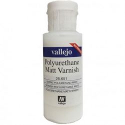 Vallejo - Barniz poliuretano, Mate. Bote 60 ml., Ref: 26.651.