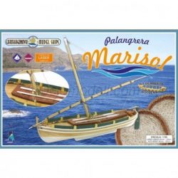  Marca Carthagonova - kit de construcción en madera y metal. Palangrera del Mediterraneo, Marisol. Escala 1:35, Ref: 51103