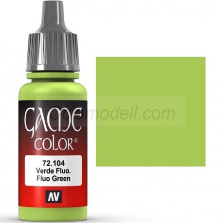 Peinture Acrylique Vallejo Game Color Fluorescent Violet - 17 Ml Pour Figurines Et Modélisme