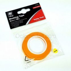 Vallejo - Cinta enmascarar de 3 mm , ( 2 x 18 m ), Ref: T07004