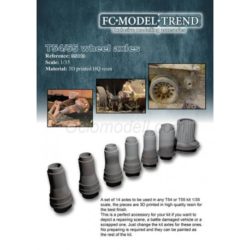 FCmodeltrend - Ejes T-54/55. Ejes impresos en 3D. Escala 1:35. Ref: 35443