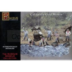 Pegasus - Figuras de mineros de oro en California. Escala 1:48, Ref: 7007