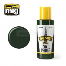 Ammo of Mig Jimenez - One shot primer, verde. Bote 60 ml. Imprimador auto-nivelante y lijable, Ref: AMIG2028
