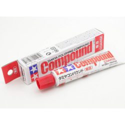 Tamiya - Polishing compound (coarse), compuesto para pulir (grueso). Tubo 22 ml., Ref: 87068