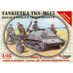 Mirage - TKS/MG 15 + Universal Transport Vehicle. Escala 1:35, Ref: 35515.