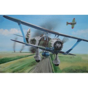 Fly - Caza Henschel Hs-123 A , Escala 1:72. Ref: 72009