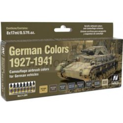 Vallejo - Model Air  German Colors 1927-1941. 8 Colores. Bote 17 ml., Ref: 71205