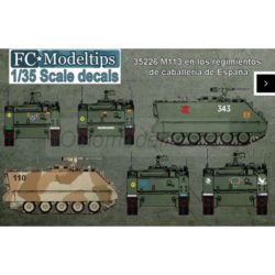 Fcmodeltips - Calcas M113 en los regimientos de caballería de España. Escala 1:35, Ref: 35226.