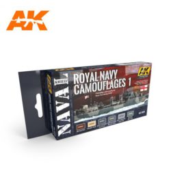 AK Interactive - Set colores Royal Navy Camuflaje 1. Contiene 6 colores. Ref: AK5030.