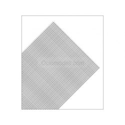 Maquett - Plancha de rejilla de PVC en cuadro, color gris. Dimensiones 185 x 290 mm, 0.32 mm.,Ref: 611-01