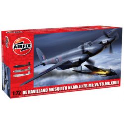 Airfix - De Havilland Mosquito MkII/VI/XVIII. Escala 1:72, Ref: A03019
