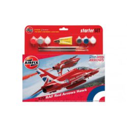 Airfix - Set Avión Acrobático "RED ARROWS HAWK" 2015. Escala 1:72, Ref: A55202B.